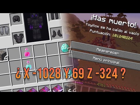 como saber donde moriste en minecraft