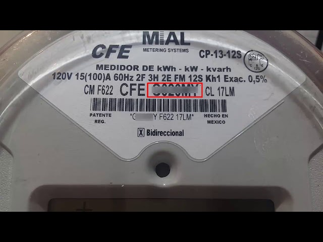 como saber el numero de medidor de luz