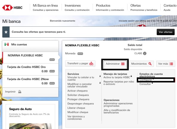 como saber mi numero de cuenta hsbc 10 digitos