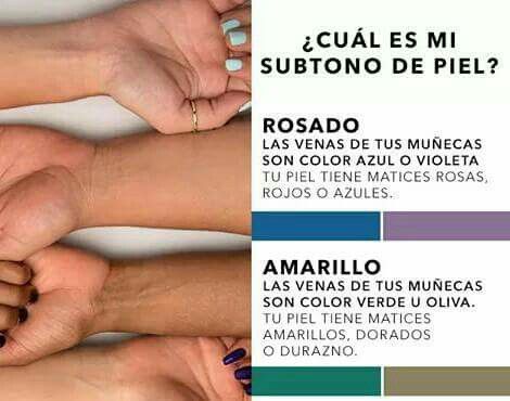como saber mi subtono de piel