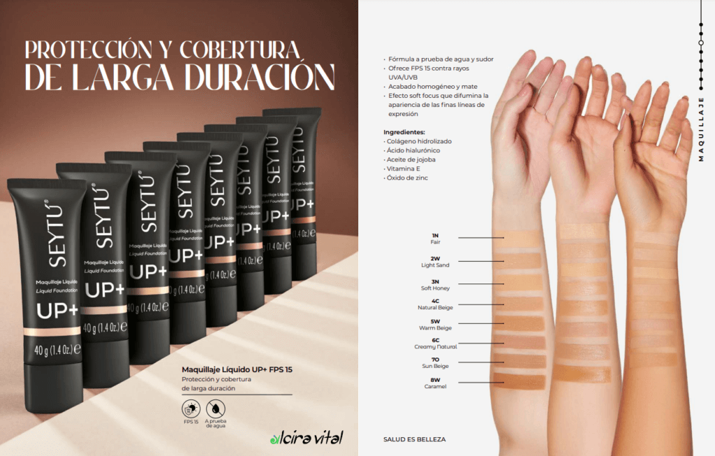 como saber mi tono de maquillaje seytu