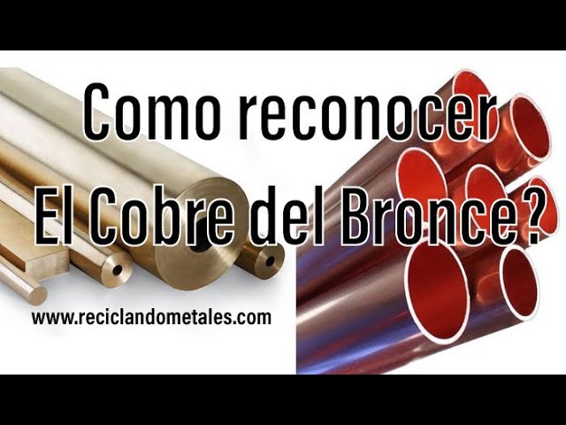 como saber si es cobre o bronce