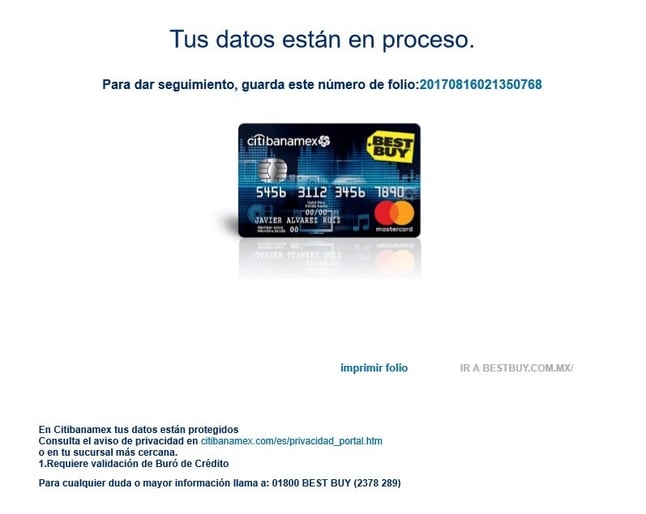 como saber si me autorizaron una tarjeta de credito