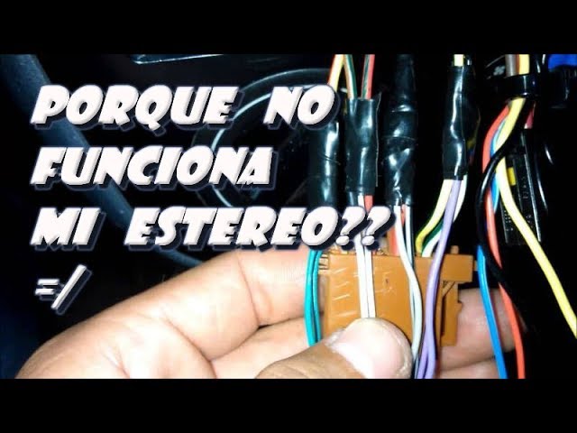 como saber si mi estereo se quemo