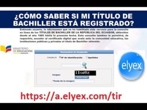 como saber si mi titulo ya esta registrado