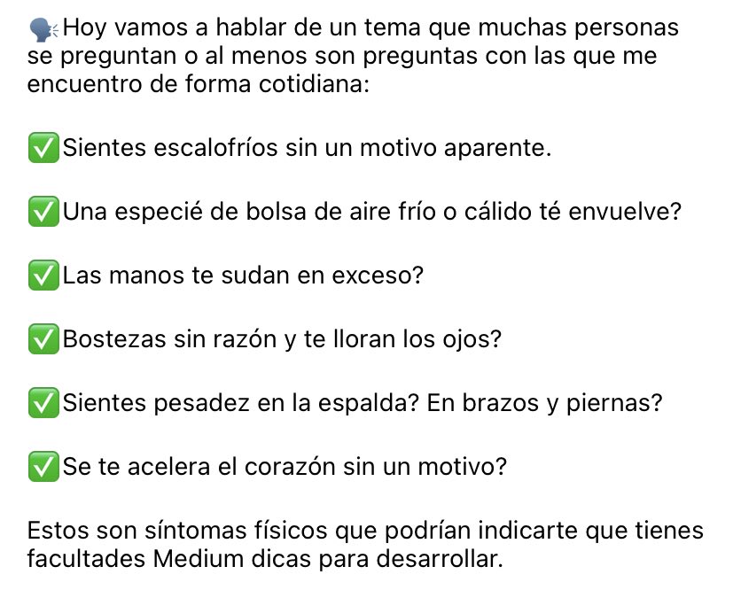 como saber si soy medium